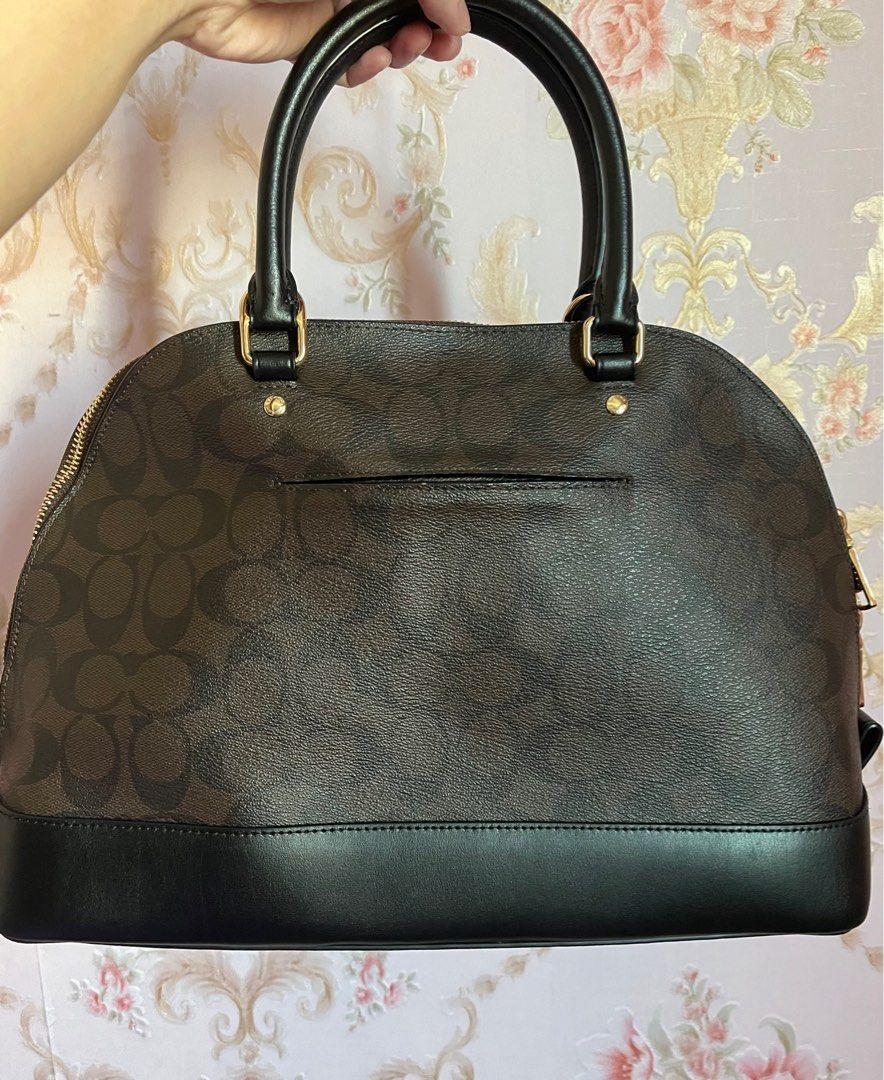 Coach Sierra brown satchel - no sling (Category: Luxury Bags & Wallets) located in Makati City. Submitted by suit_yourslf (Listing ID 1272124213, Image 2). Description: ‼️ PM FOR SURE BUYERS ONLY ‼️ DO NOT ASK IF AVAILABLE. IF THIS IS POSTED IT MEANS IT IS STILL AVAILABLE • original • hardwares - in very good condition, no tarnishing • clean interior • flaw: a bit deformed due to storage (seldom used) but I think this can be fixed if used often. 
