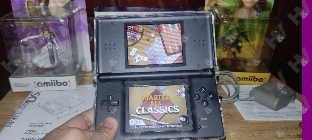 Cobalt and Black Nintendo DS Lite (CIB), Video Gaming, Video Game ...