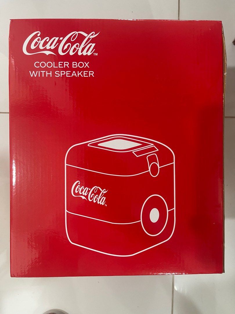 CocaCola cooler box with speaker, TV & Home Appliances, Kitchen Appliances, Other Kitchen