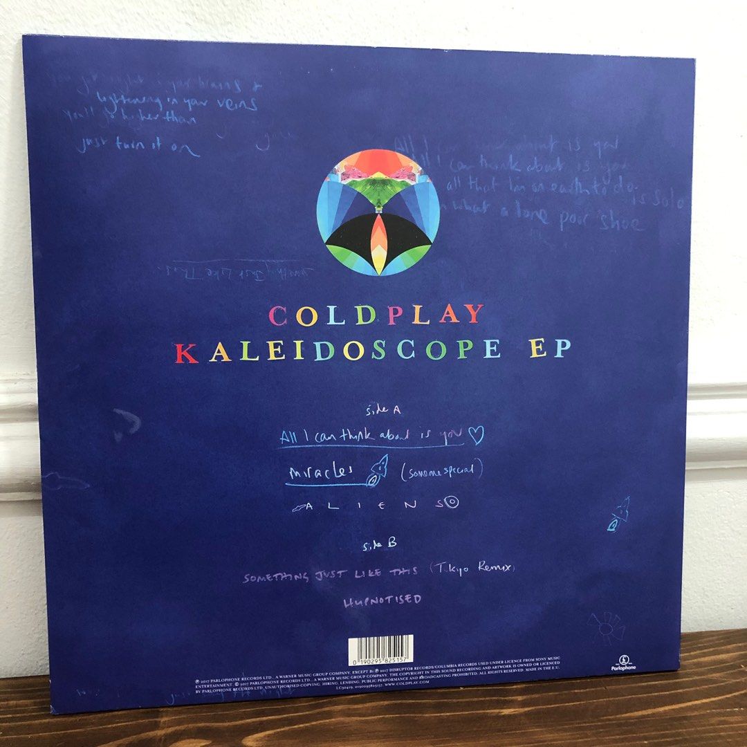 COLDPLAY KALEIDOSCOPE EP 12-INCH VINYL (Category: Vinyls) located in Cainta. Submitted by e.collections (Listing ID 1271945686, Image 2). Description: Coldplay Kaleidoscope EP 12-inch vinyl Disc condition: NM Sleeve condition: NM Made in the RU.
