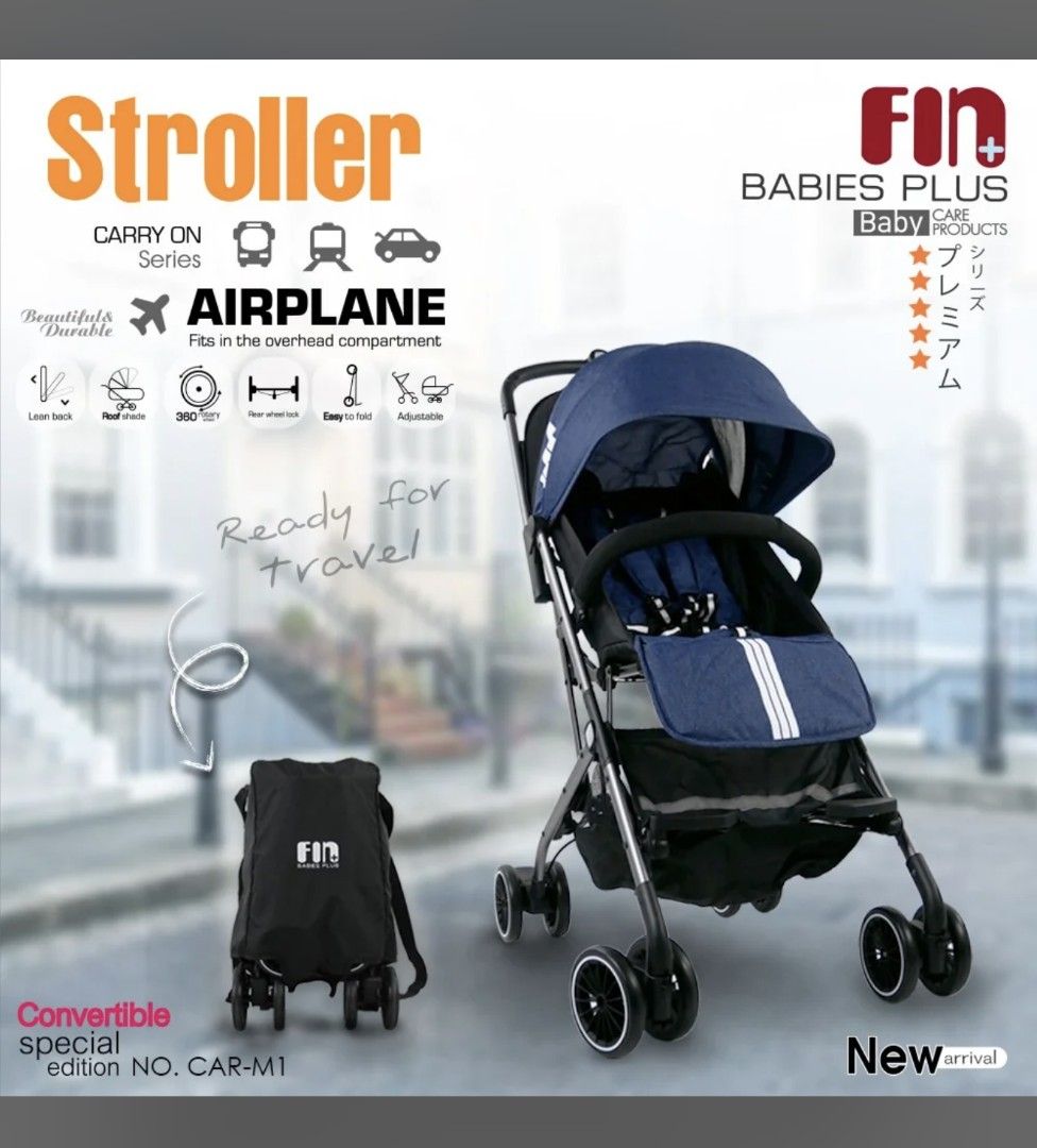 Stroller for plane top cabin