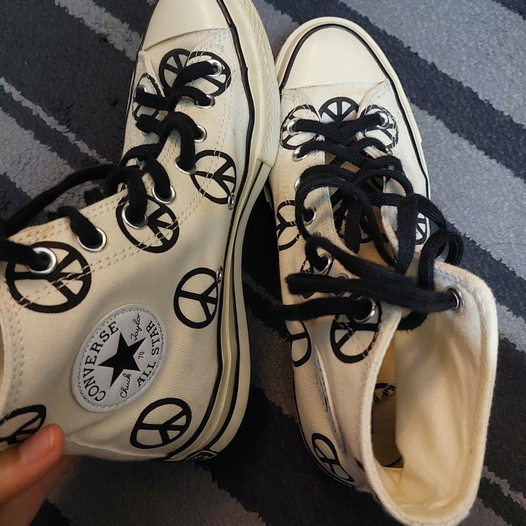CONVERSE PEACE Men s Fashion Footwear Sneakers on Carousell