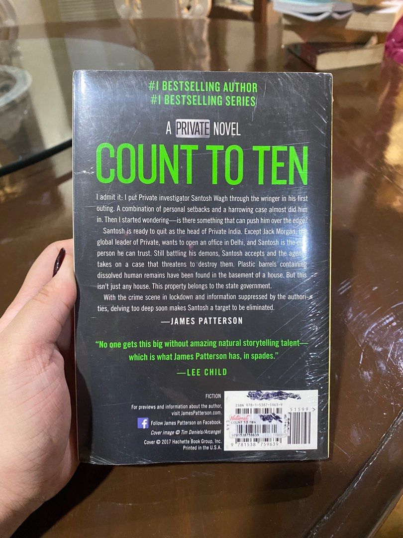 Count to Ten by James Patterson (Category: Storybooks) located in Quezon City. Submitted by essiralc (Listing ID 1272123506, Image 3). Description: Still sealed.
