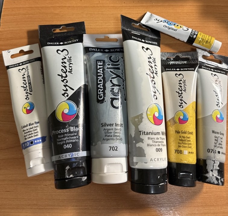 Daler Rowney Acrylic Paint, Hobbies & Toys, Stationery & Craft, Art