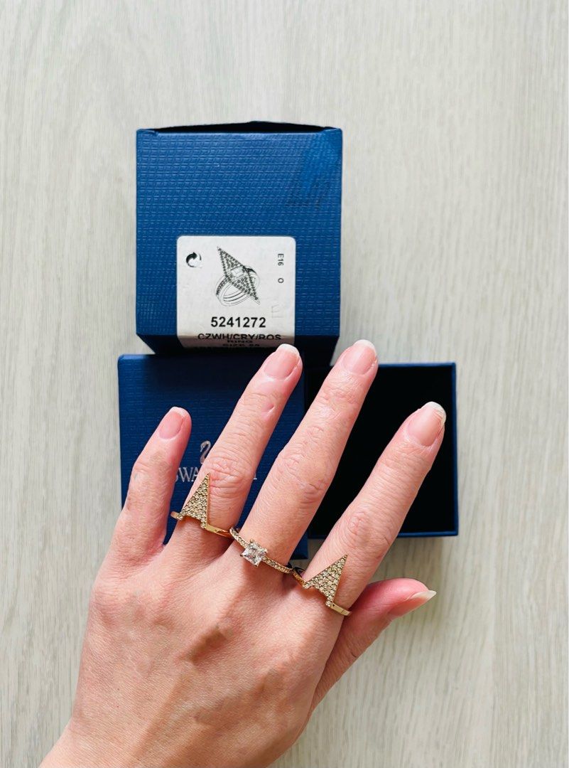 Defect Sale Swarovski Funk Ring Women s Fashion Jewelry