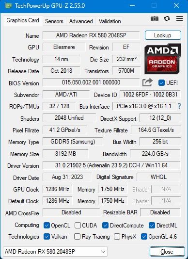 Rx580 sale shop