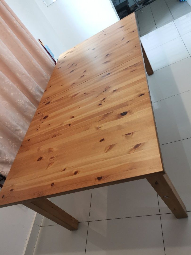 Dining Table (Extendable up to 12 pax) IKEA STORNAS, Furniture & Home