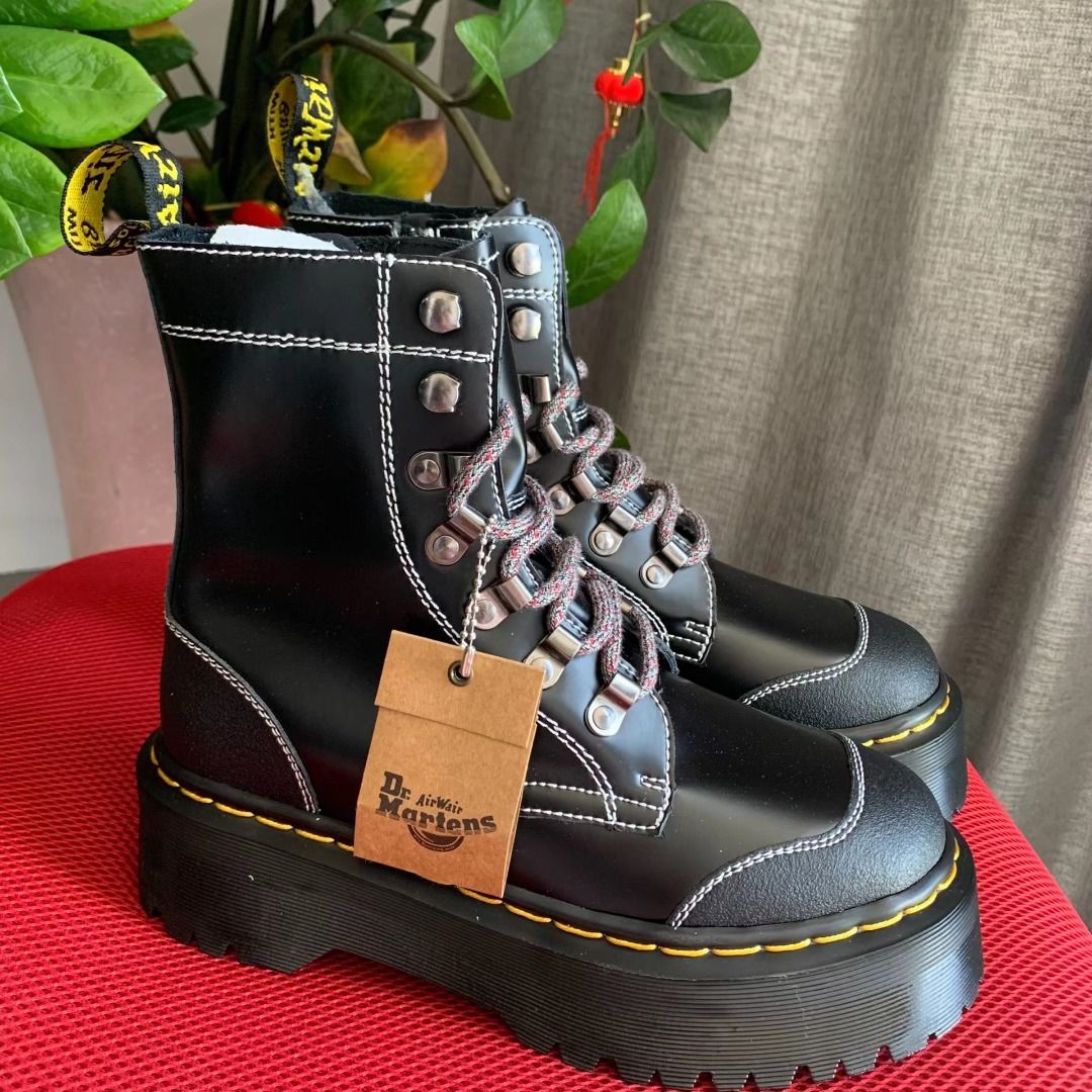 Dr.martens Jadon thick sole 8 hole Moreno women s 1460 side zippered Martin boots