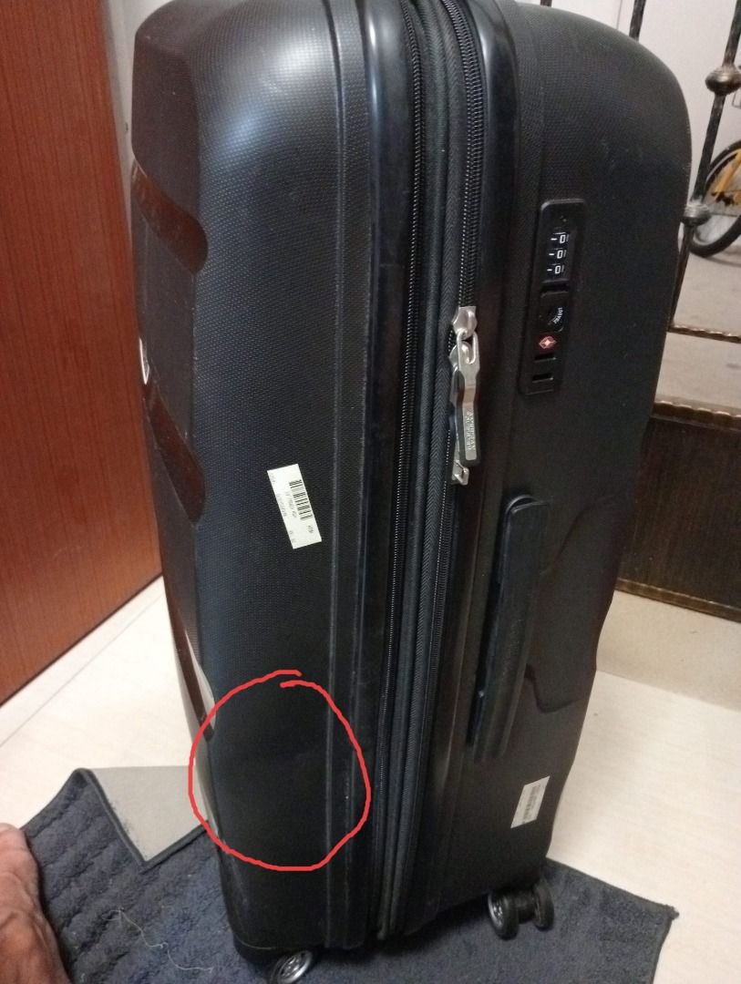Extra Large Black Trolley Luggage 20