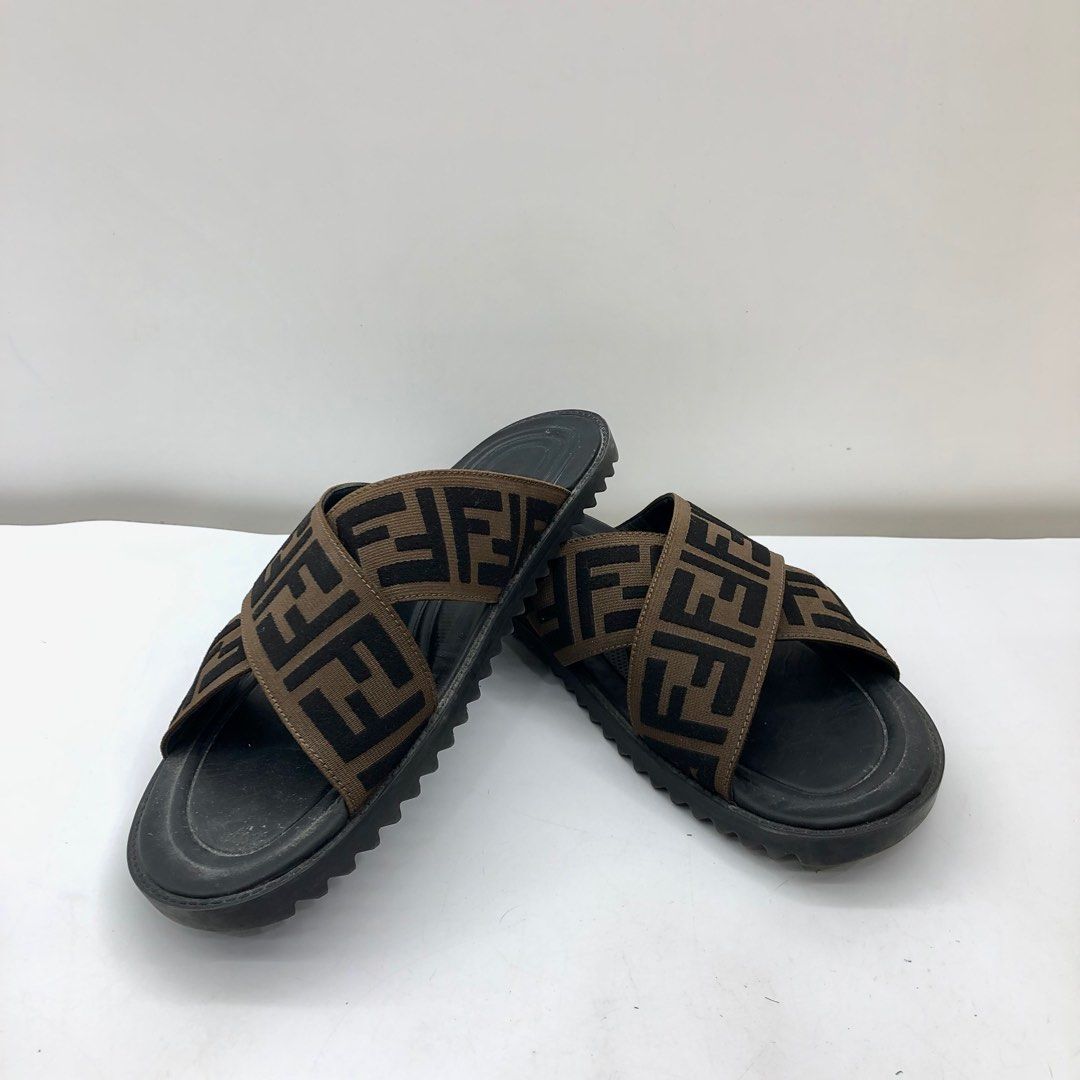 Fendi zucca sandals hot sale