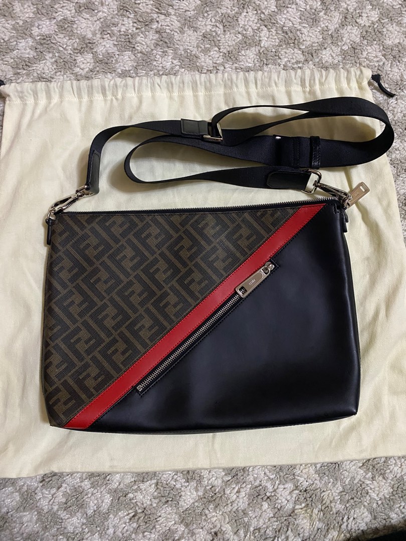 Fendi Diagonal messenger bag