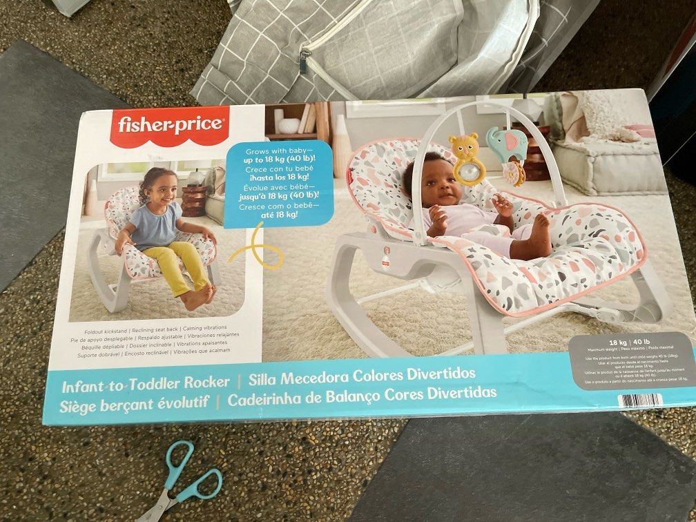 Fisher price infant to toddler rocker calming vibrations 2025