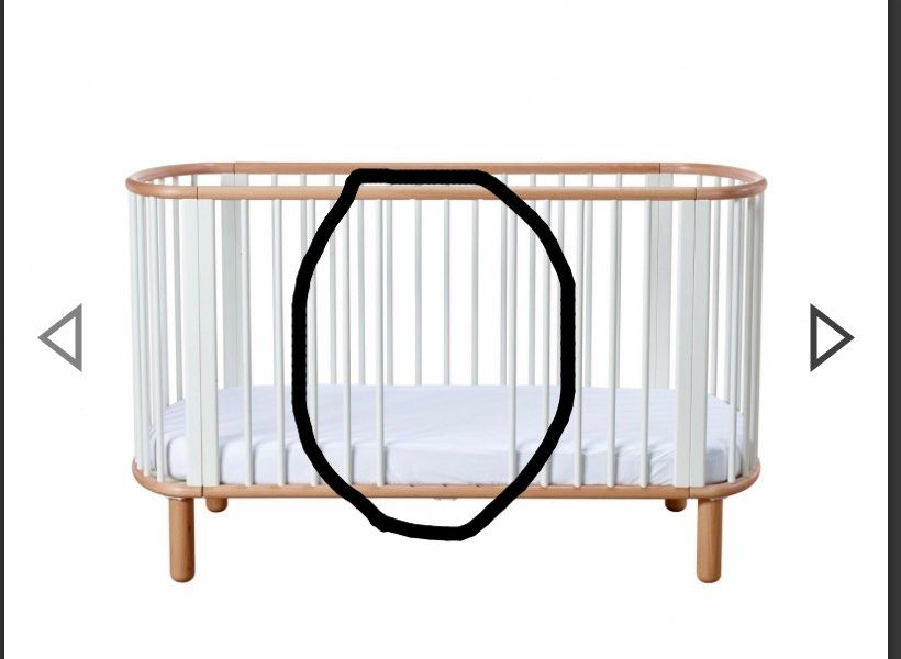 Flexa baby deals cot bed