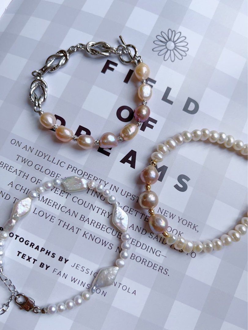 Freshwater Pearl Bracelet Diamond Pearl Baby Pearl Baroque