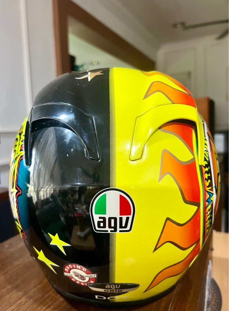 Helmets Full Face AGV Grid Sun Moon Auto Accessories on Carousell