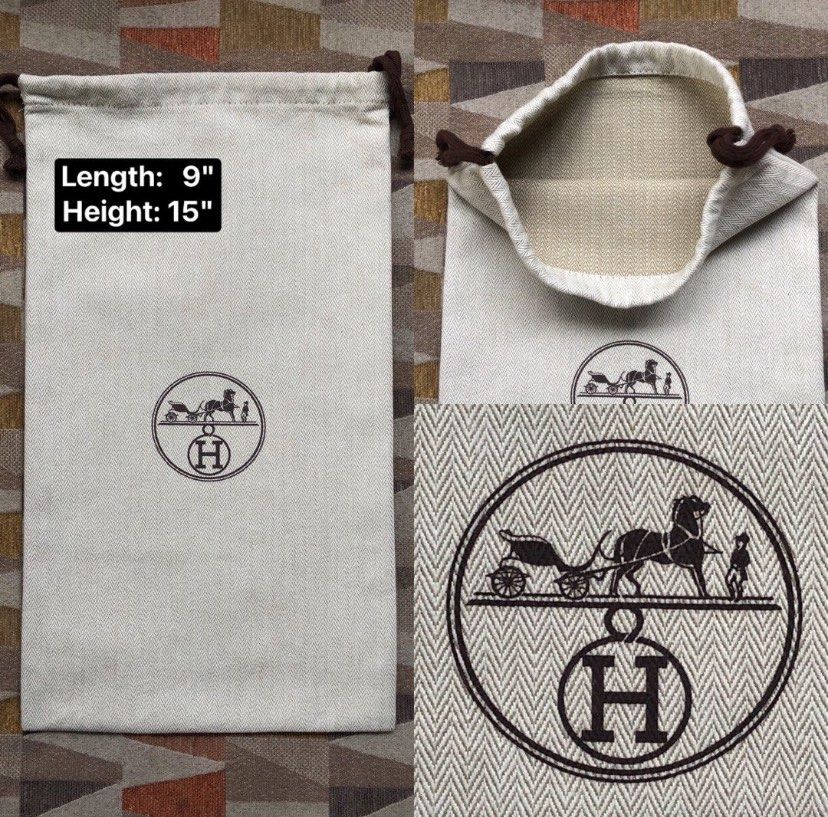 Hermes dust bag discount real vs fake