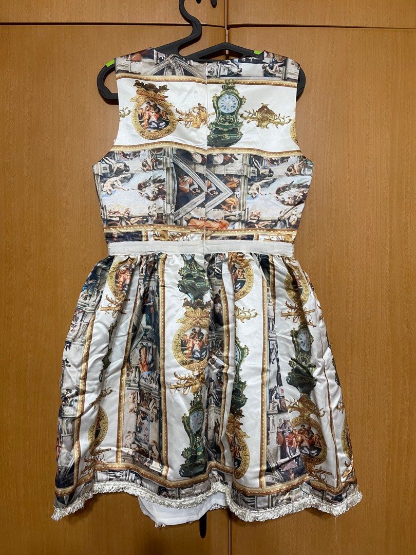 Designer dress with artistic print Women s Fashion Dresses