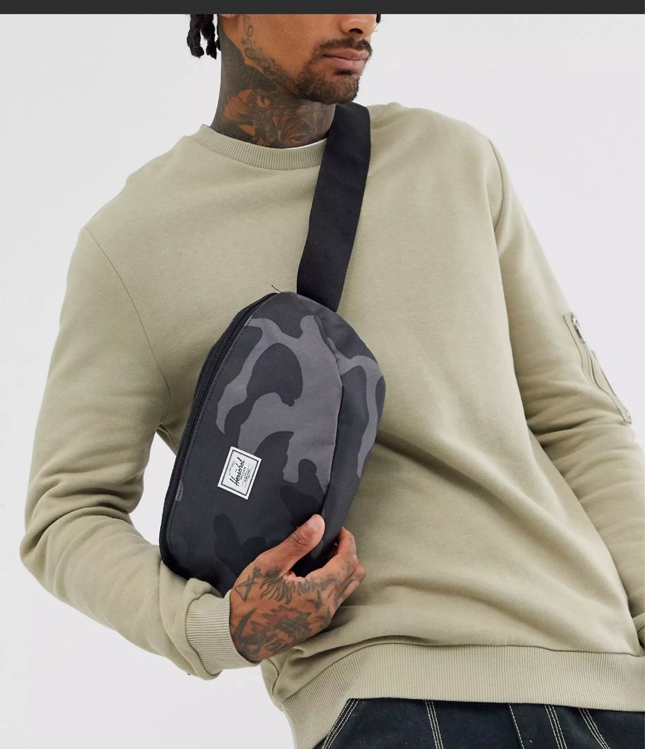 Herschel Supply Co Sixteen bum bag in tonal camo print 5l Men s