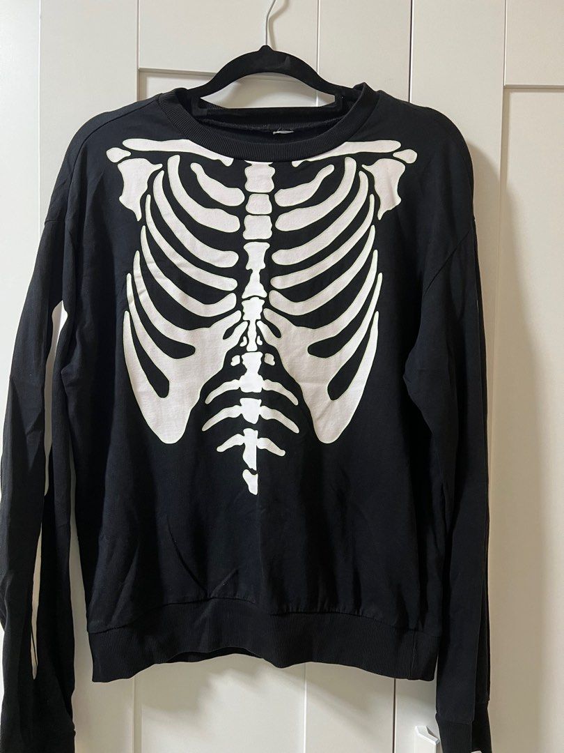 H&m 2025 skeleton sweatshirt