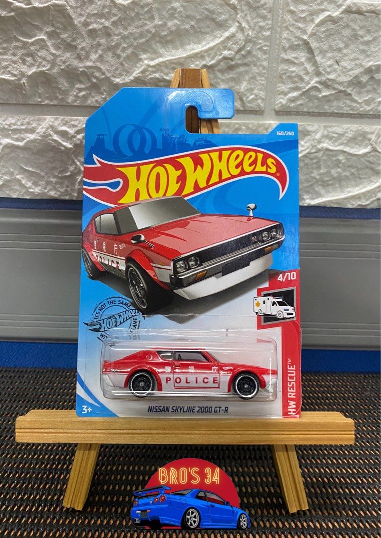 Hot Wheels Nissan Skyline 2000 GT R KENMERI Hobbies Toys