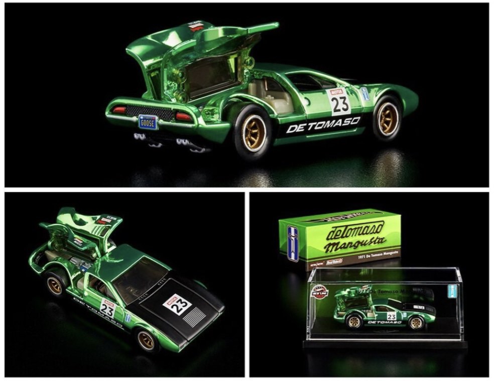 2023 Hot Wheels Collectors RLC Exclusive 71 De Tomaso Mangusta Green SEALED MINT