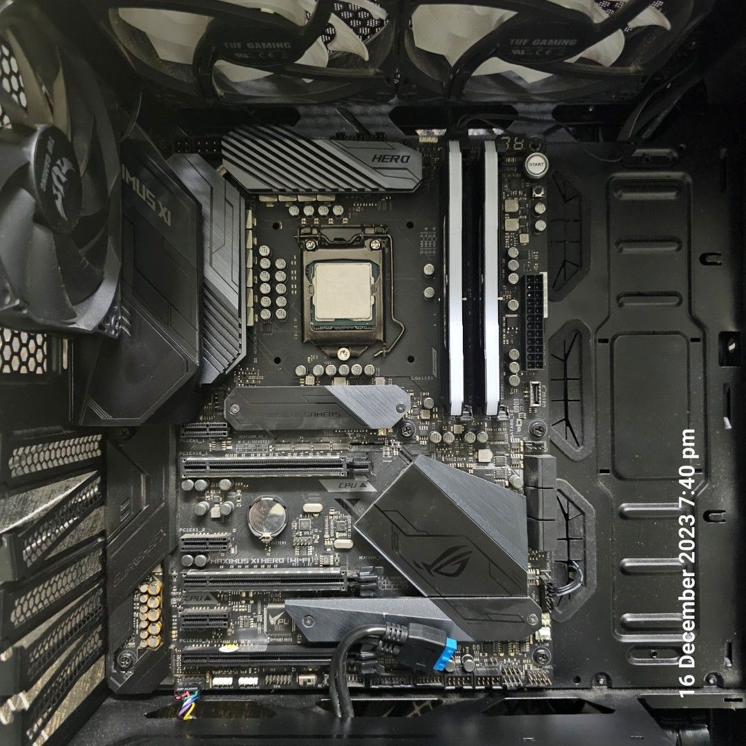 I7 9700k and ROG maximus Hero XI combo