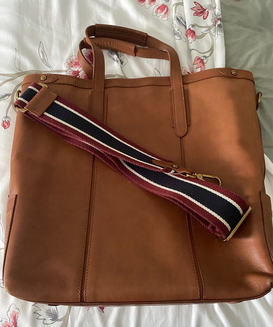 J crew oar outlet stripe weekender