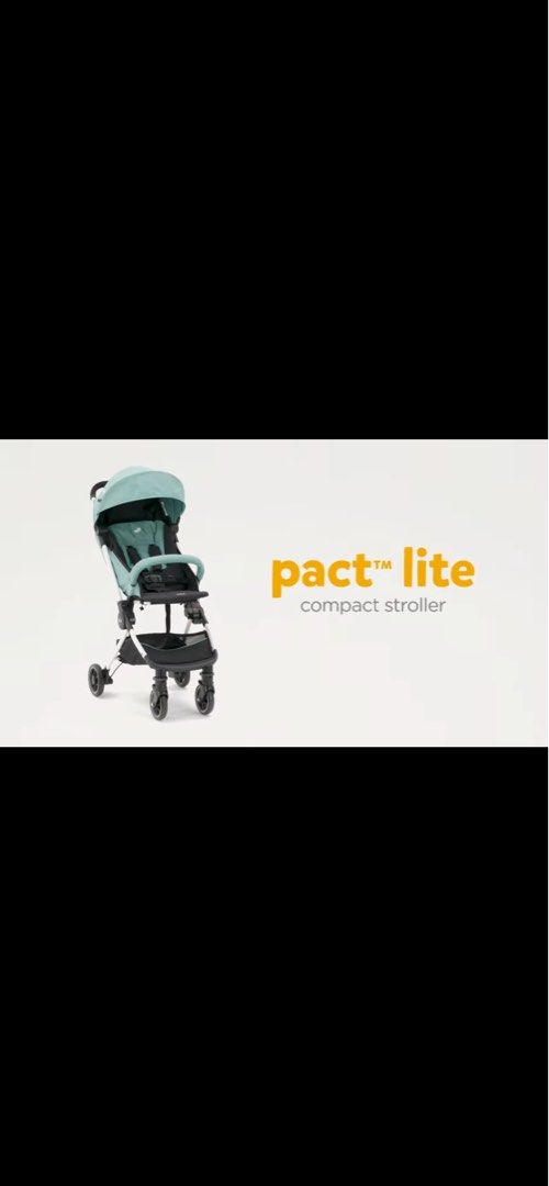 Joie Pact Lite Compact Stroller Babies Kids Going Out