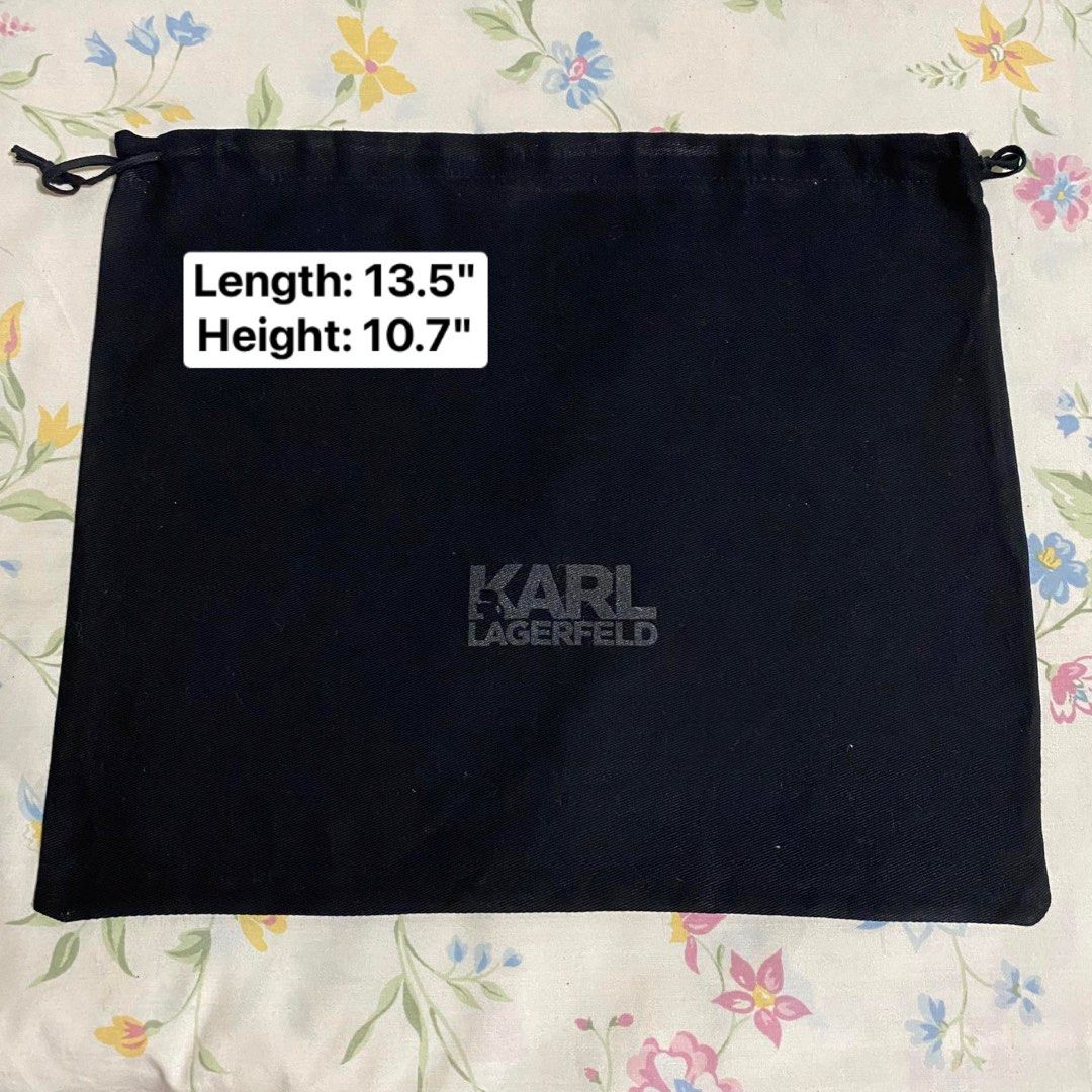Karl lagerfeld dust bag sales