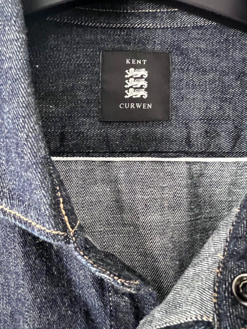 Kent and curwen denim shirt sale