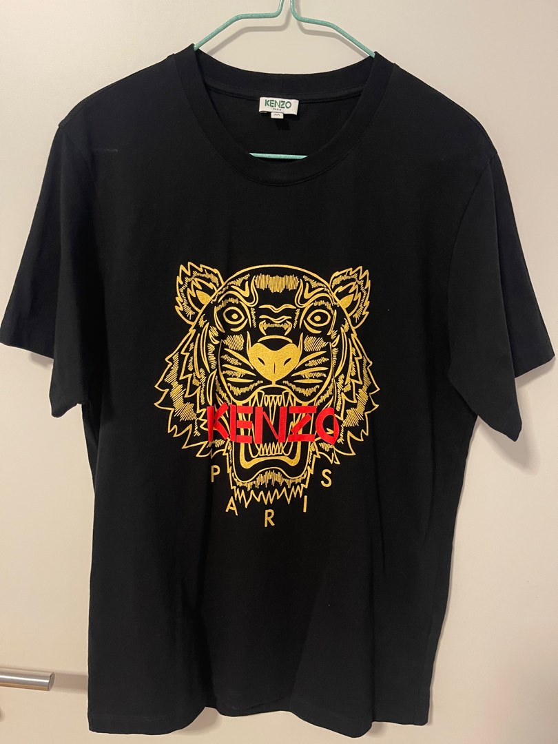 Kenzo Tiger Tshirt Men s Fashion Tops Sets Tshirts Polo