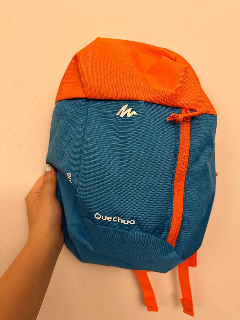 Kids Hiking Backpack 7L MH100 Blue/Orange, Men's Fashion, Bags