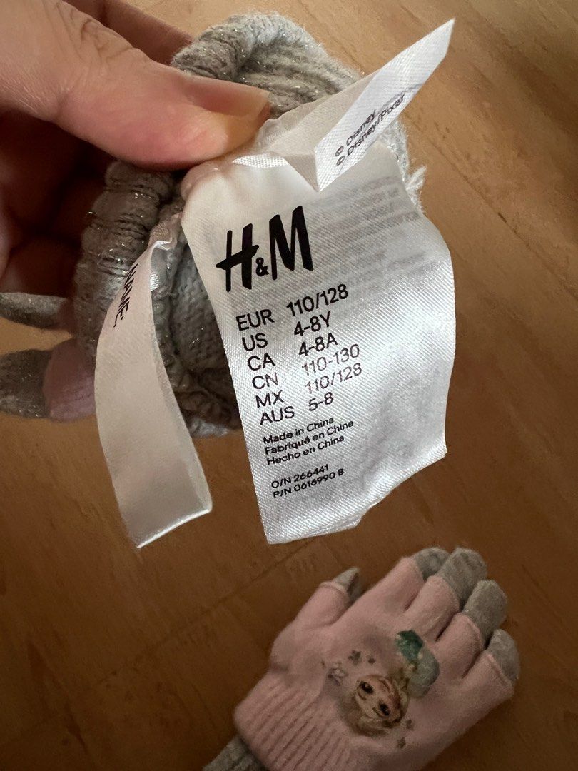 H and shop m kids gloves