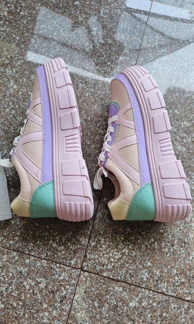 Koi Footwear Aiya Kawaii Platform Trainers Pastel Rainbow Sneakers