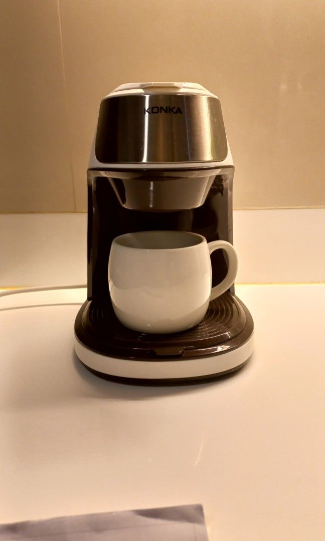 KONKA Coffee Maker Machine Portable Home Mini Automatic Drip