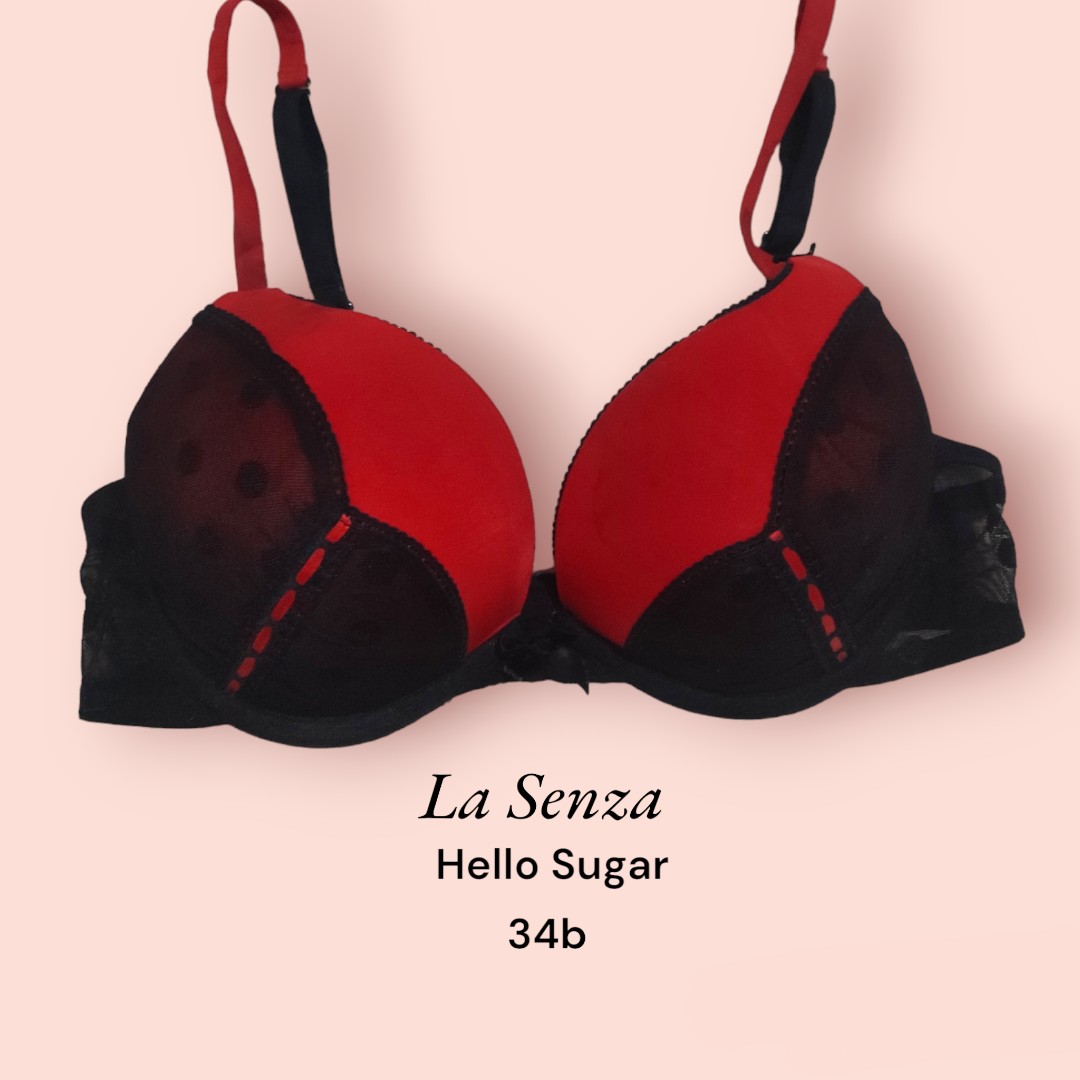 La Senza Hello Sugar Push Up Bra, Women's Fashion, New Undergarments &  Loungewear on Carousell