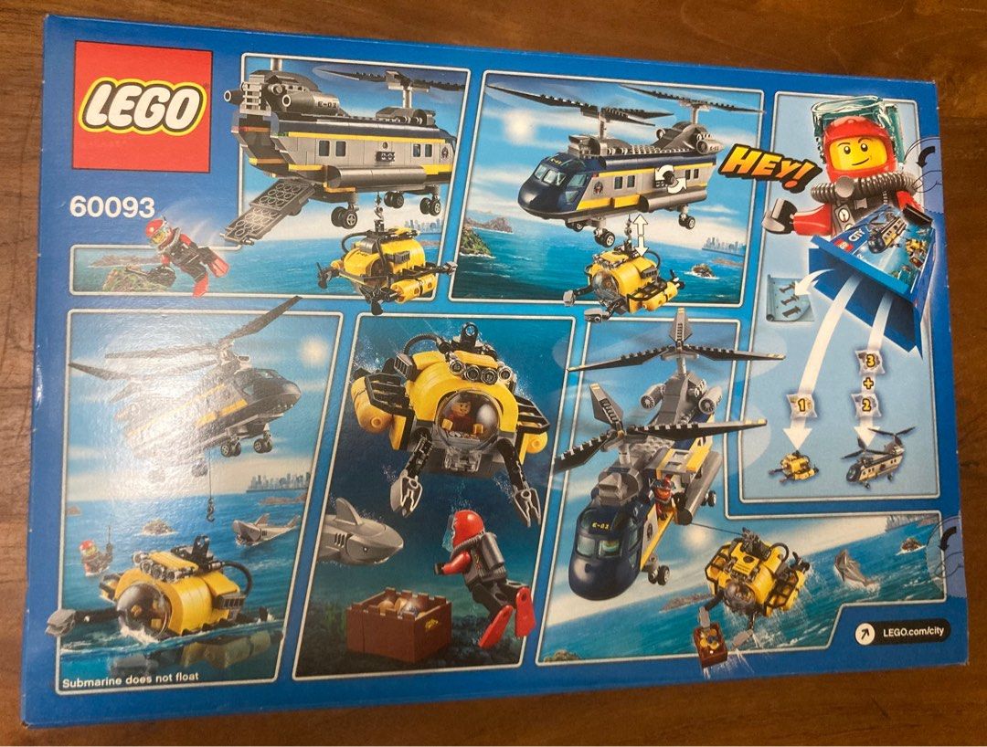 Lego 60093 Deep Sea Helicopter, Hobbies & Toys, Toys & Games on Carousell