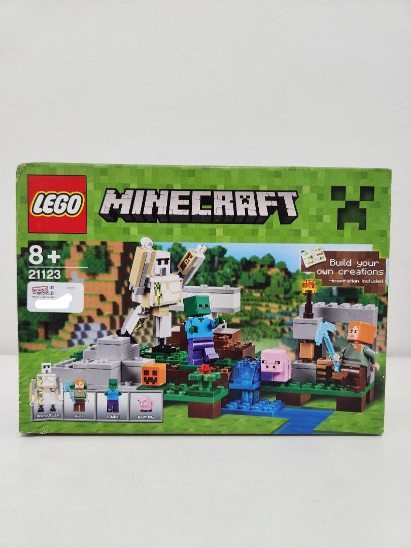 LEGO MINECRAFT THE IRON GOLEM 21123 Hobbies Toys Toys Games