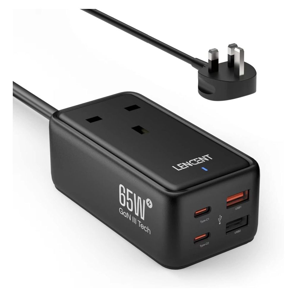 UGREEN 65W USB C Charger, Nexode 4 Ports Charging Station, Fast GaN Desktop  Charger Compatible with
