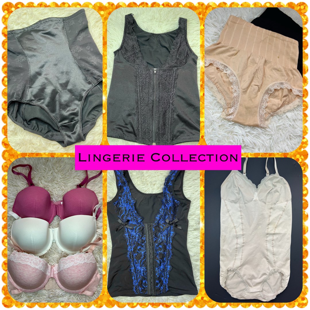 lingerie branded Munafie 2pcs and M&S Marks&Spencer bodyshaper underwear  sexy, Women's Fashion, Undergarments & Loungewear on Carousell
