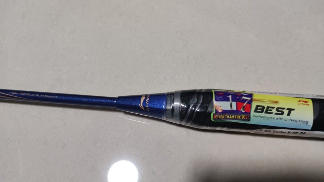 Lining Blue Racket Lining Badminton Racket, Sports Equipment, Sports & Games, Racket ...