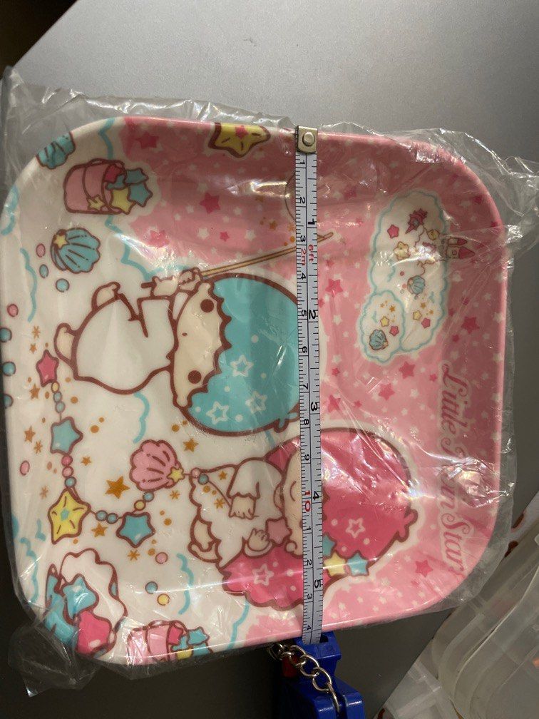 Little Twin Stars Plate 碟, 傢俬＆家居, 廚具和餐具, 餐具和餐具 - Carousell