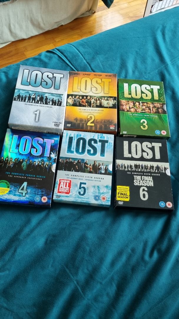 Lost the complete seasons. 6 seasons dvd, Hobbies & Toys, Music & Media ...