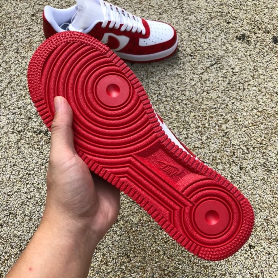 Air force 1 louis vuitton red sale