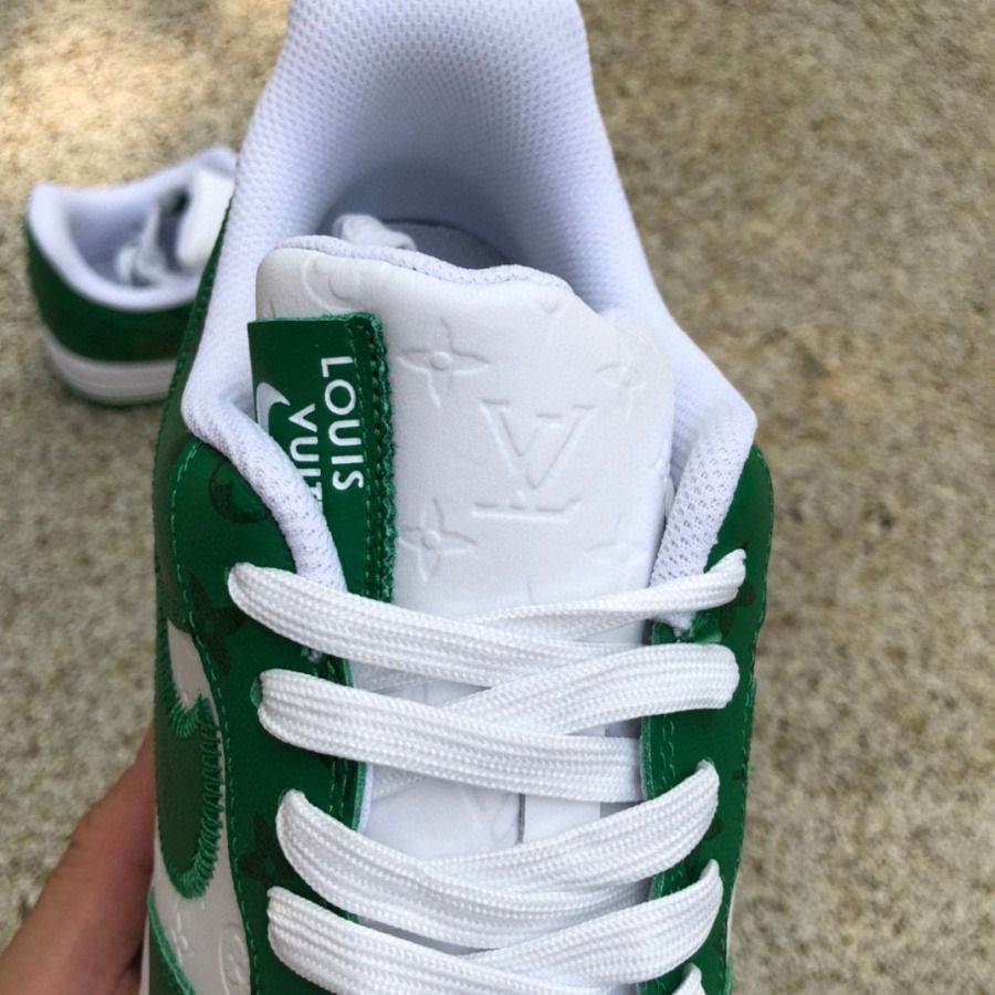 Louis Vuitton Nike Air Force 1 Low By Virgil Abloh White Green