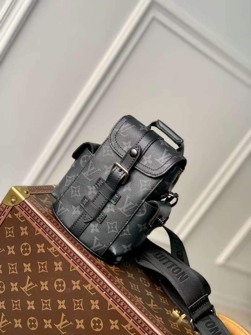 Lv Nano Christoper monogram sidebag, Luxury, Bags & Wallets on Carousell