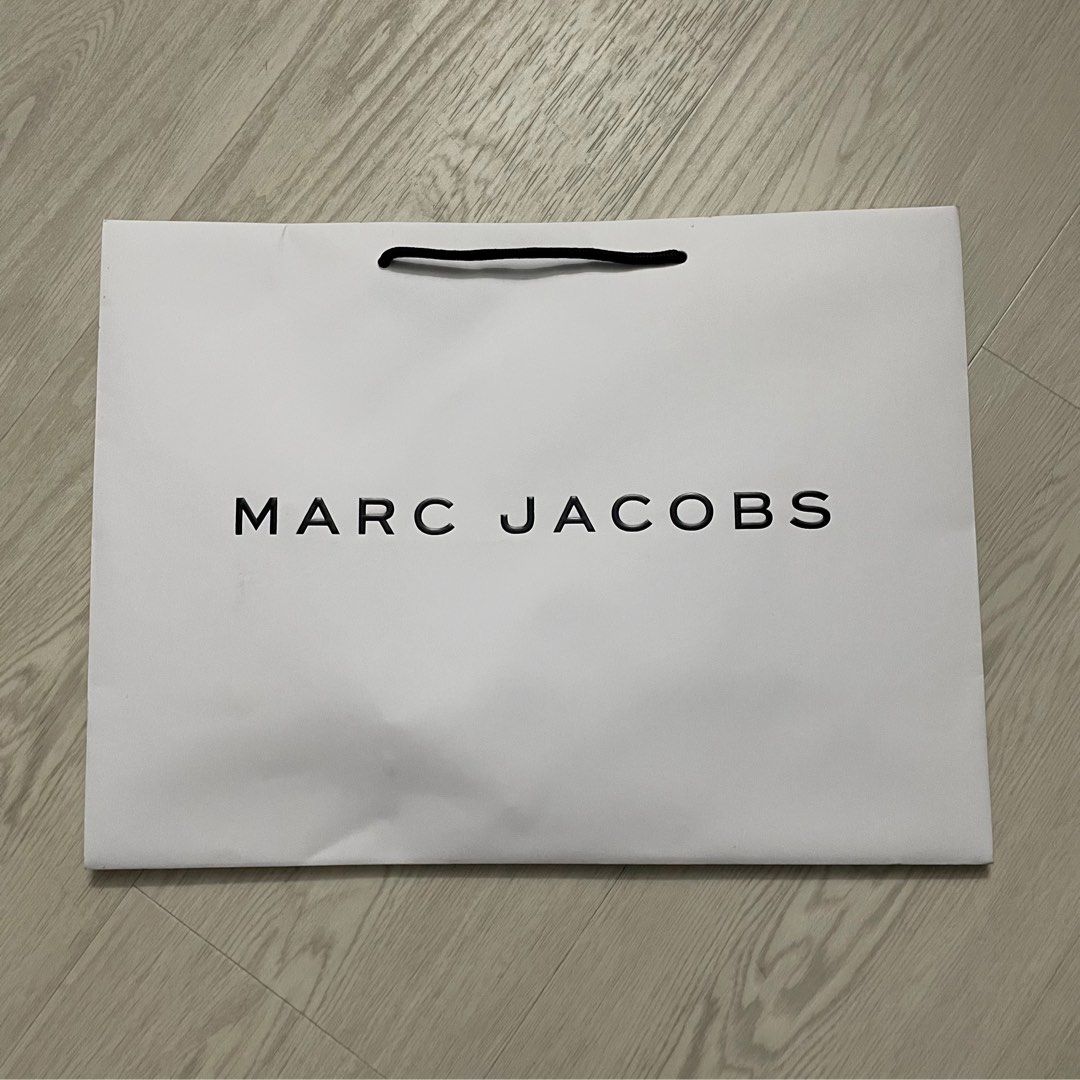 MARC JACOBS Small or Medium White Shopping Paper Bag