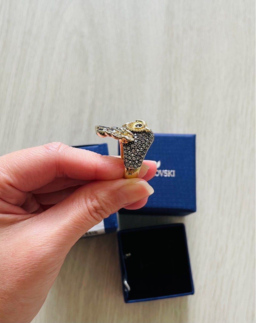 Swarovski march discount owl ring