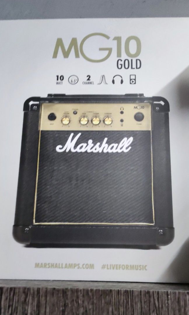 Marshall amp mg10 gold, Hobbies & Toys, Music & Media, Music