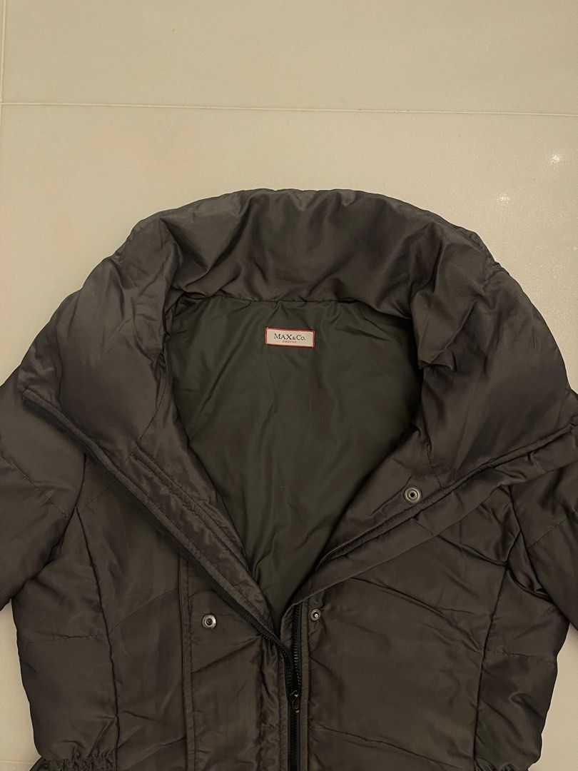 Max Co grey winter jacket Women s Fashion Coats Jackets and